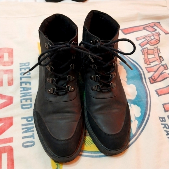 ✨Bogo FREE ✨Kenneth Cole Reaction Brody Hiker Ankle Boots Men's  Sz 7 1/2 - Picture 1 of 8